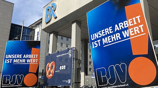 Warnstreik beim Bayerischen Rundfunk BR-Tarif 2024