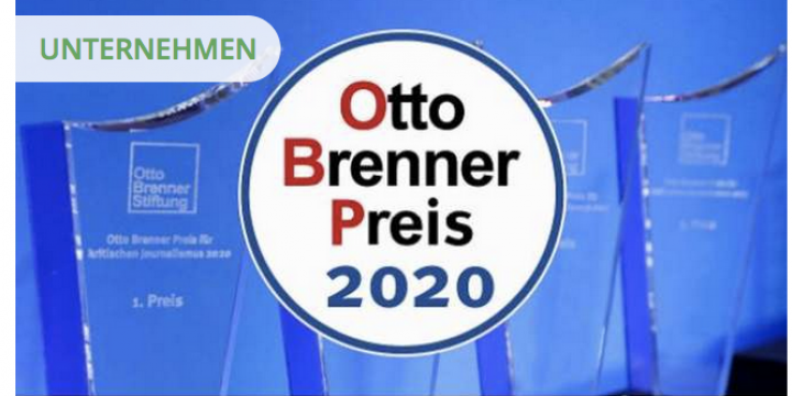 Abbildung Otto Brenner Preis 2020