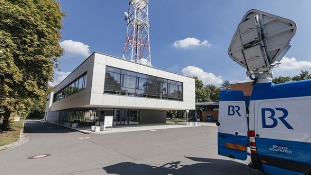 Trimediales Aktualitätenzentrum des BR in Nürnberg im September 2017
