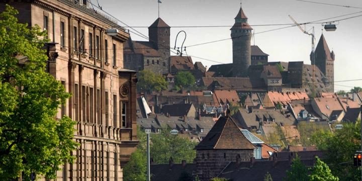 Blick auf die Nürnberger Burg